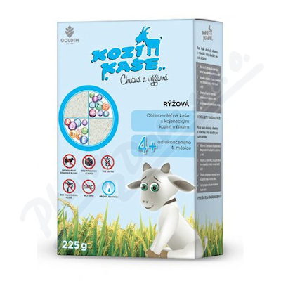 Kozí kaše rýžová 225g 4m+