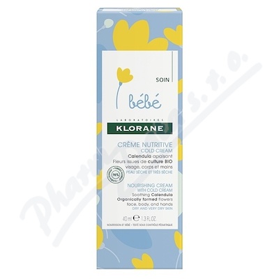 KLORANE BEBE Výživný cold cream 40ml