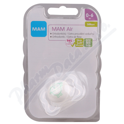 MAM Dudlík Air 0-6m průhledný 1ks
