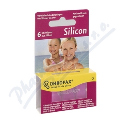 Chránič sluchu OHROPAX Silicon Aqua 6ks