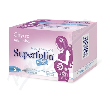 Chytré miminko superfolin 2 MAMA tbl.30+cps.30