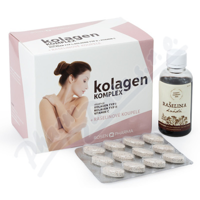 Rosen Kolagen Komplex tbl.120+rašel.koupele 2x50ml