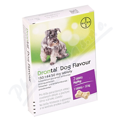 Drontal Dog Flavour 150/144/50mg psy tbl.2