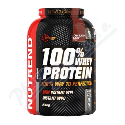 NUTREND 100% Whey Protein čokoláda+kakao 2250g