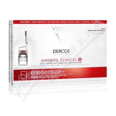 VICHY DERCOS Aminexil Clinical 5 ženy 21x6ml