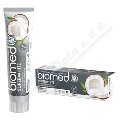 Biomed SUPERWHITE zubní pasta BIO 100g