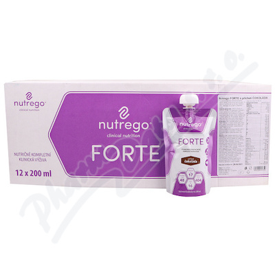 nutrego FORTE čokoláda por.sol.12x200ml