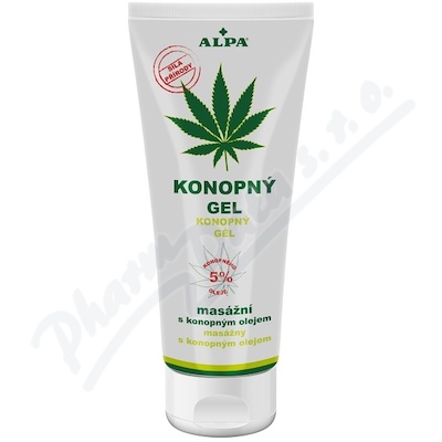 Alpa Konopný gel masážní 100ml