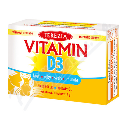 TEREZIA Vitamín D3 1000 IU tob.30