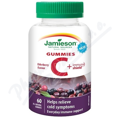 JAMIESON Vitamin C+Immune Shield Gummies pas.60