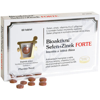 Pharma Nord Bioaktivní Selen+Zinek FORTE tbl.60