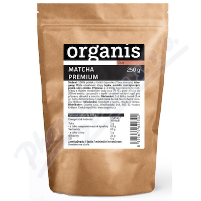 Organis Matcha Tea Premium 250g