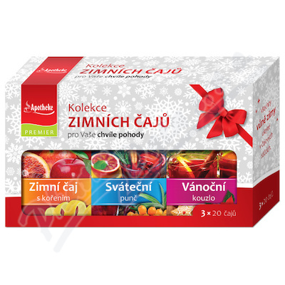 Apotheke Zimní/Sváteční/Vánoční čaj+dárek 3x20x2g