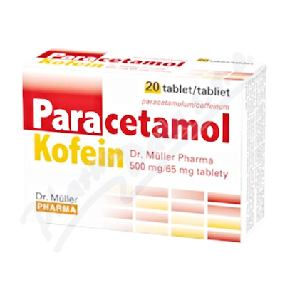 Paracetamol/Kofein Dr.Müller 500mg/65mg tbl.20