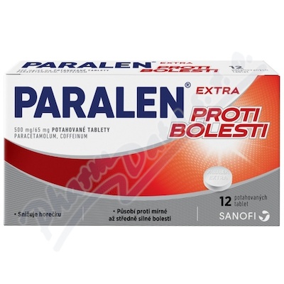 Paralen Extra proti bolesti 500mg/65mg tbl.flm.12
