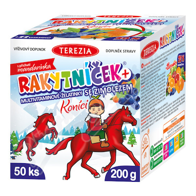 RAKYTNÍČEK+ želatinky se zimolezem 50ks koníci