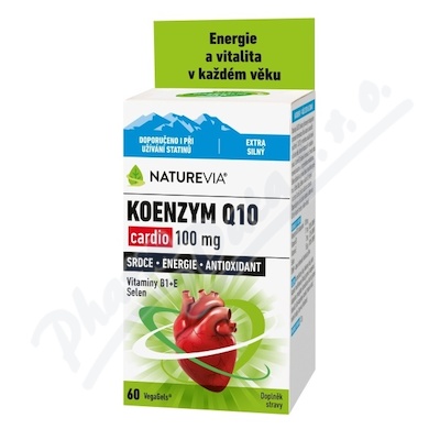 NatureVia Koenzym Q10 Cardio 100mg cps.60