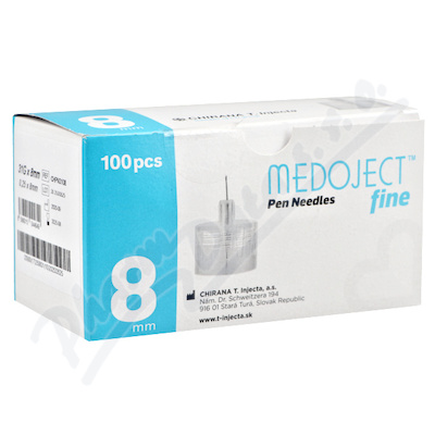 MEDOJECT fine jehly do inzulin.per 31Gx8mm 100ks