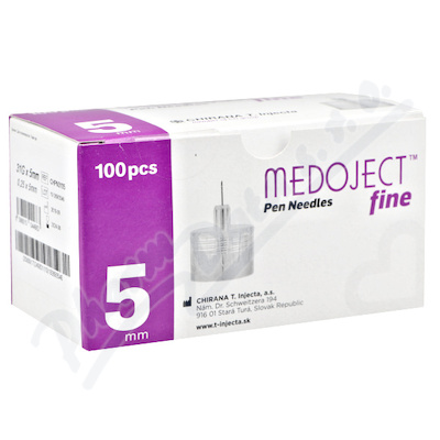 MEDOJECT fine jehly do inzulin.per 31Gx5mm 100ks