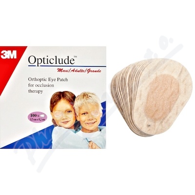 3M Opticlude Oční okluzor Maxi 1539 57x82mm 100ks