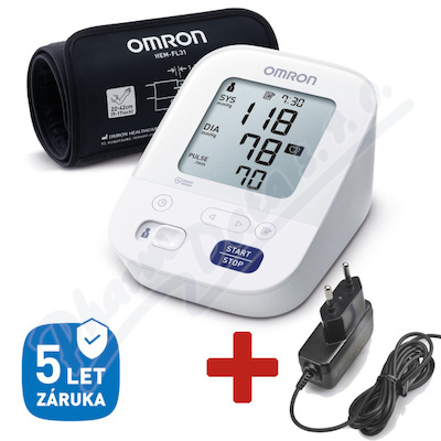 Tonometr OMRON M400 Comfort pažní+sít.zdroj