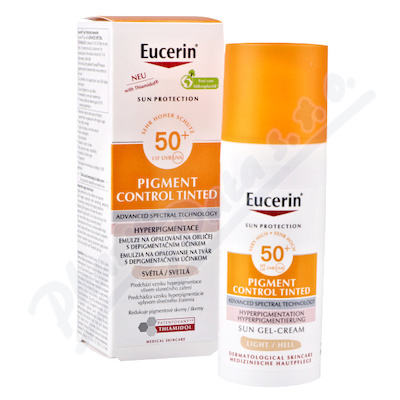 Eucerin SUN PigmentControlTinted SPF50+ světlá50ml