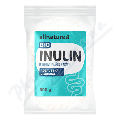 Allnature Inulin rozpustná vláknina BIO 200g