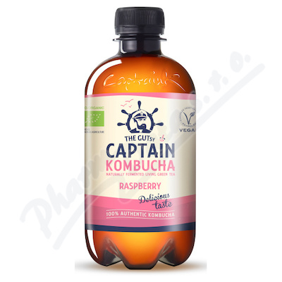 The Gutsy Captain Kombucha malina BIO 400ml