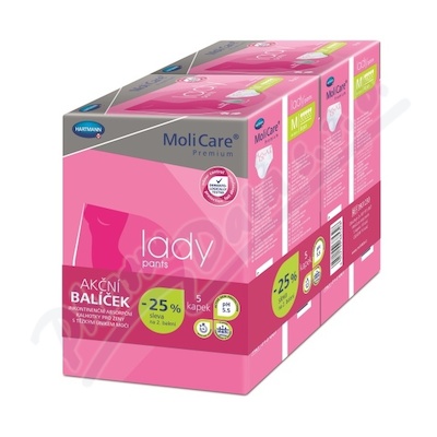 MoliCare Lady Pants 5kap. vel. M Duopack 2x8ks