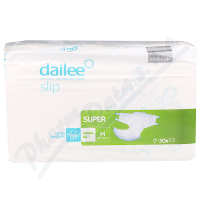 Dailee Slip Premium inkont.kalhotky Super M 30ks