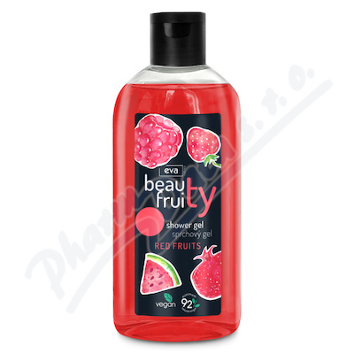 Eva Natura beauty fruity sprchový gel red 400ml