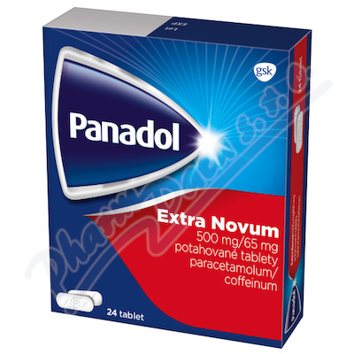 Panadol Extra Novum 500mg/65mg tbl.flm.24 IV