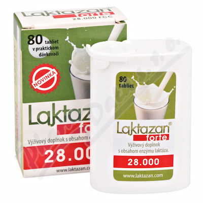 Laktazan forte 28.000 FCC tbl.80