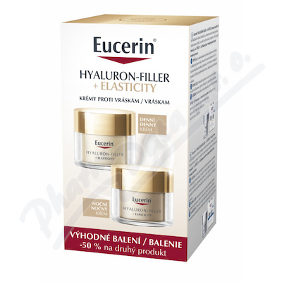 Eucerin Hyal-Fill+Elast.den+noc.kr.2x50ml2024