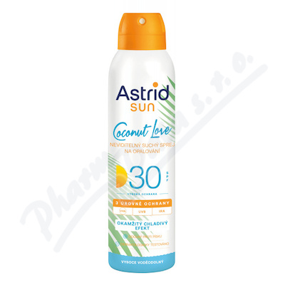 Astrid SUN neviditelný suchý opal.sprejSPF30 150ml