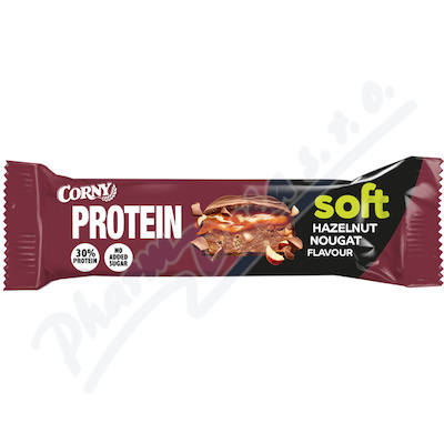 CORNY PROTEIN soft Lískový oříšek-nugát 45g