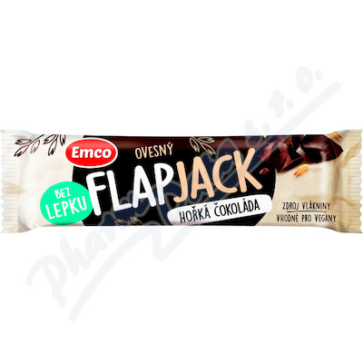 EMCO Flapjack ovesný hořká čokoláda 45g
