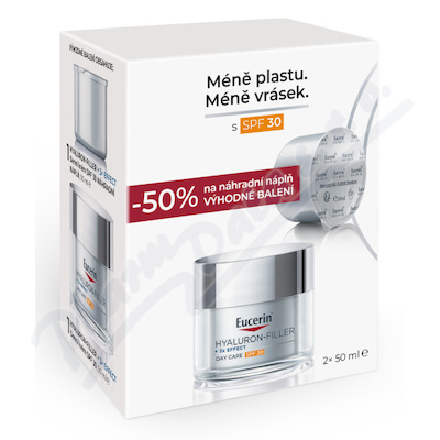 Eucerin Hyaluron-Fil.den.kr.SPF30+refill 2x50ml