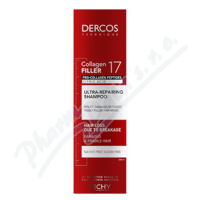 VICHY DERCOS Collagen filler 17 šampon 200ml