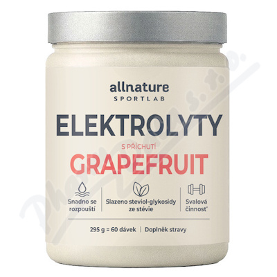 Allnature Sportlab Elektrolyty grapefruit 295g