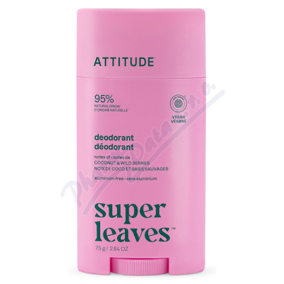 ATTITUDE Tuhý deo kokos a lesní plody 75g