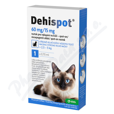Dehispot 60mg/15mg spot-on 1x0.70ml