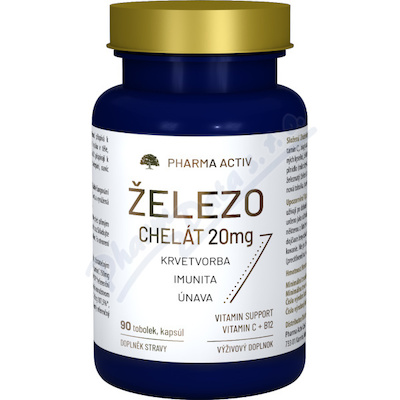 Železo chelát 20mg tob.90