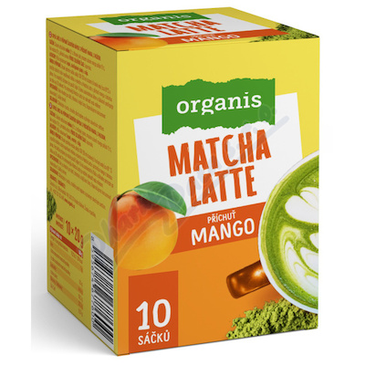 Organis Matcha latte mango 10x20g
