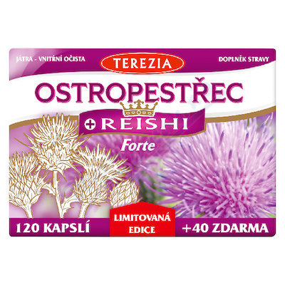 TEREZIA Ostropestřec+Reishi Forte cps.120+40