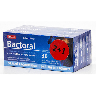 Favea Bactoral+vitamín D tbl.30 2+1