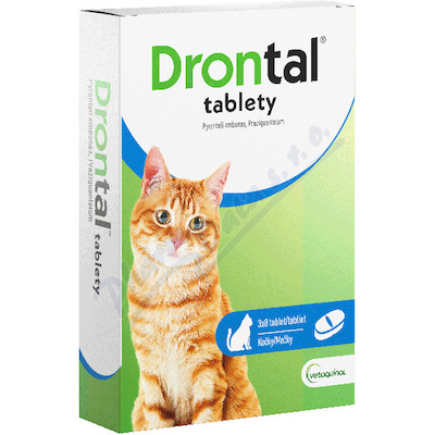 Drontal kočky tbl.3x8