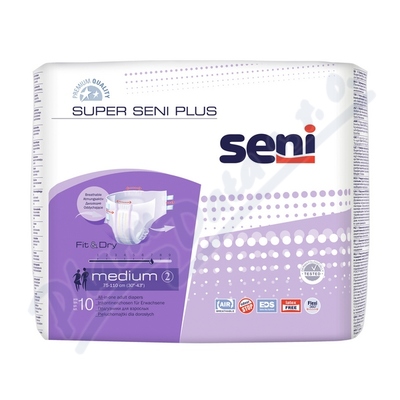 Seni Super Plus inkon.plen.kalhotky noční M 10ks