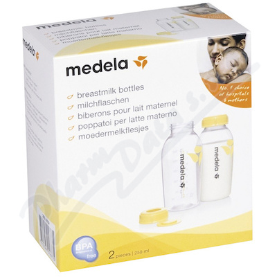 Medela sada lahviček na uskladnění mléka 250ml 2ks