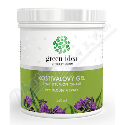 Green idea Kostivalový gel 250ml